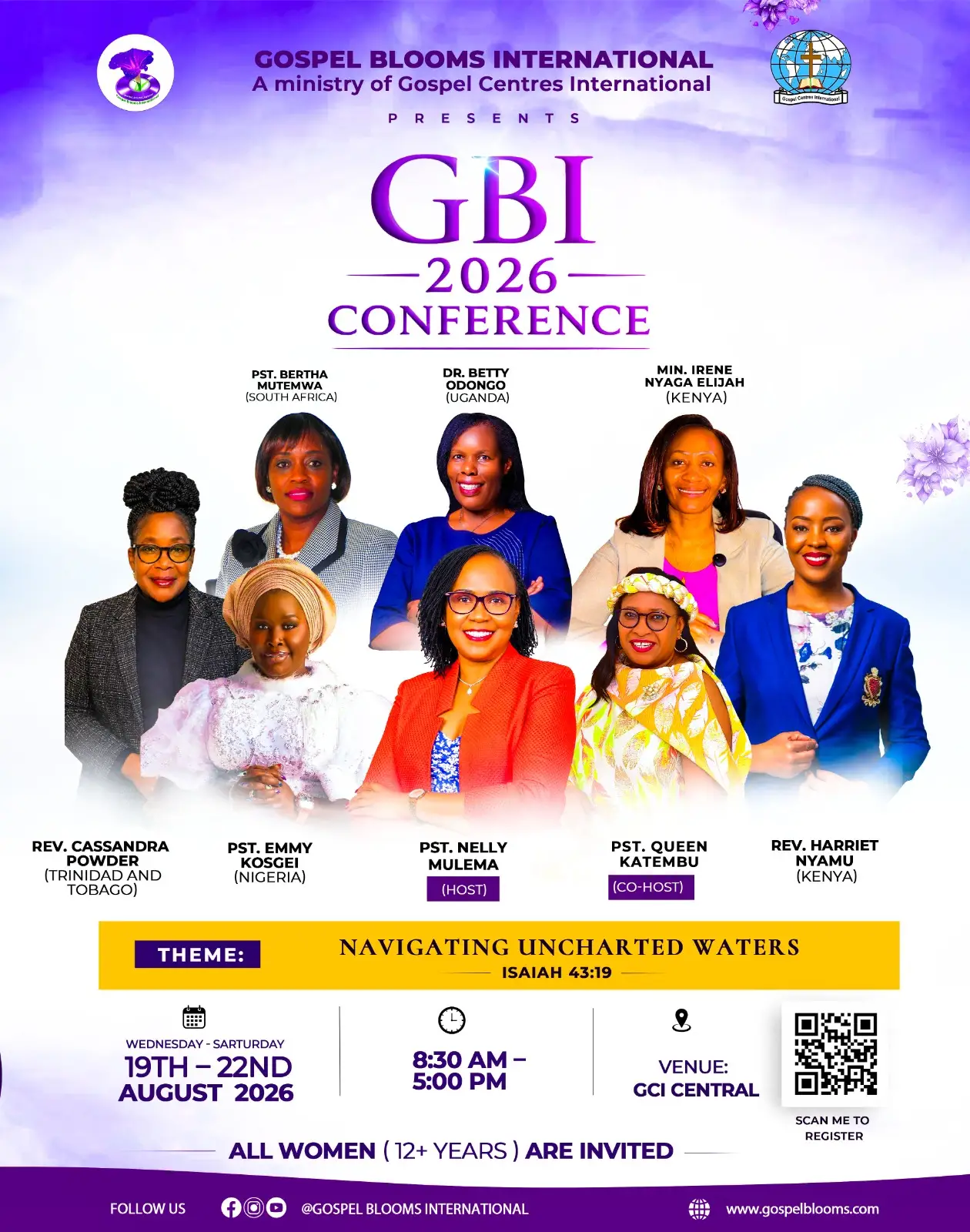 Irene Nyaga Elijah listed as Kenya speaker at the GBI 2026 international conference